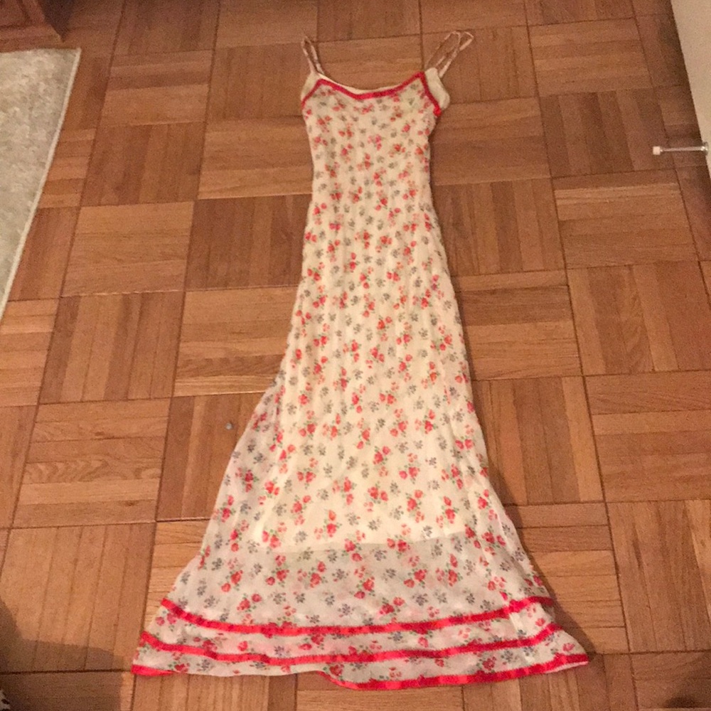 Betsey Johnson floral long dress